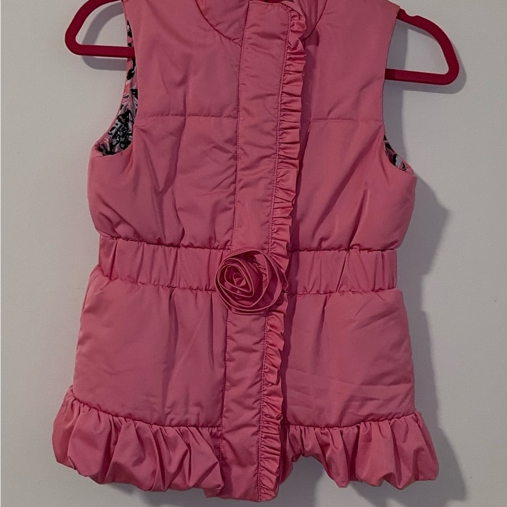 Lilly Pulitzer Pink Puffer Vest